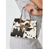 image:imageRoseSeek Womens Camo Flap Square Bags Chain Strap Top Handle Satchel Crossbody BagCow White