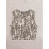 image:imageRoseSeek Womens Camo Graphic Tank Top Crewneck Sleeveless Fitted Crop Tops Summer ClothesMulticolor