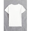 image:imageRoseSeek Womens Cartoon Graphic Tees Crew Neck Short Sleeve T Shirts Casual Summer TopsWhite