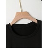 image:imageRoseSeek Womens Cherry Graphic Tees Top Crewneck Short Sleeve Baggy T ShirtBlack