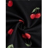 image:imageRoseSeek Womens Cherry Print Halter Cami Tops Backless Slim Fit Summer Going Out Y2K Crop Tank TopBlack