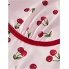 image:imageRoseSeek Womens Cherry Print Halter Cami Tops Backless Slim Fit Summer Going Out Y2K Crop Tank TopPink