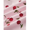 image:imageRoseSeek Womens Cherry Print Halter Cami Tops Backless Slim Fit Summer Going Out Y2K Crop Tank TopPink