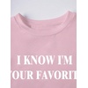 image:imageRoseSeek Womens Cropped Letter Graphic T Shirt Crewneck Short Sleeve Slogan Tee StreetwearPink