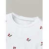 image:imageRoseSeek Womens Cute Graphic Tees Crew Neck Short Sleeve T Shirts Casual Summer TopsWhite