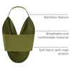 image:imageRoseSeek Womens Draped Backless Halter Top Asymmetrical Hem Slim Fit Camisole Top ClubwearGreen