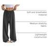 image:imageRoseSeek Womens Drawstring Waist Straight Streetwear Long Wide Leg Pants Casual Loose Baggy Workout Long Fall SweatpantsDark Grey