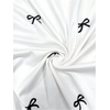 image:imageRoseSeek Womens Dressy One Shoulder Tops Slim Fit Peplum Tops with Slit Elegant Tank TopsBow White