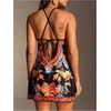 image:imageRoseSeek Womens Floral Boho Dress Criss Cross Tie Backless Mini Dresses Halter A Line SundressBlack Multicolor