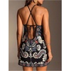 image:imageRoseSeek Womens Floral Boho Dress Criss Cross Tie Backless Mini Dresses Halter A Line SundressBlack Pattern