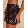 image:imageRoseSeek Womens Floral Graphic Skirt Shorts Drawstring Waist Tropical Boho Wrap SkortsDark Multicolor