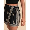 image:imageRoseSeek Womens Floral Graphic Skirt Shorts Drawstring Waist Tropical Boho Wrap SkortsMulticolor
