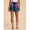 image:imageRoseSeek Womens Floral Graphic Skirt Shorts Drawstring Waist Tropical Boho Wrap SkortsMulticolor Floral