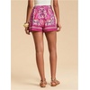 image:imageRoseSeek Womens Floral Graphic Skirt Shorts Drawstring Waist Tropical Boho Wrap SkortsPink