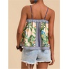 image:imageRoseSeek Womens Floral Tropical Boho Tank Tops Spaghetti Strap Summer Tops Beach Vacation Outfits CamisoleMulticolor