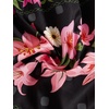 image:imageRoseSeek Womens Floral Tropical Graphic Short Dress Boho Ruffle Hem Sleeveless Vacation Tank DressFloral Black