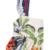 image:imageRoseSeek Womens Floral Tropical Graphic Short Dress Boho Ruffle Hem Sleeveless Vacation Tank DressMulticolor Beige