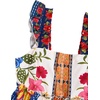 image:imageRoseSeek Womens Floral Tropical Graphic Short Dress Boho Ruffle Hem Sleeveless Vacation Tank DressMulticolor Blue
