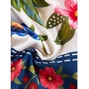 image:imageRoseSeek Womens Floral Tropical Graphic Short Dress Boho Ruffle Hem Sleeveless Vacation Tank DressMulticolor Blue