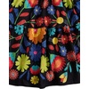 image:imageRoseSeek Womens Floral Tropical Graphic Short Dress Boho Ruffle Hem Sleeveless Vacation Tank DressMulticolor Floral Black