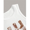 image:imageRoseSeek Womens Graphic Crop Tops Crewneck Slim Fit Sleeveless Tank Tops Summer Tops Cowgirl ShirtsWhite