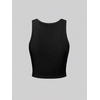 image:imageRoseSeek Womens Graphic Y2k Going Out Tank Tops Sleeveless Martini Casual Slim Fit Summer Crop TopBlack