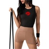 image:imageRoseSeek Womens Graphic Y2k Going Out Tank Tops Sleeveless Martini Casual Slim Fit Summer Crop TopGraphic Black