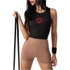 image:imageRoseSeek Womens Graphic Y2k Going Out Tank Tops Sleeveless Martini Casual Slim Fit Summer Crop TopLight Black
