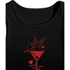 image:imageRoseSeek Womens Graphic Y2k Going Out Tank Tops Sleeveless Martini Casual Slim Fit Summer Crop TopMix Black