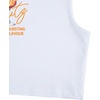 image:imageRoseSeek Womens Graphic Y2k Going Out Tank Tops Sleeveless Martini Casual Slim Fit Summer Crop TopOrange White