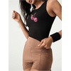 image:imageRoseSeek Womens Graphic Y2k Going Out Tank Tops Sleeveless Martini Casual Slim Fit Summer Crop TopPink Black