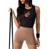 image:imageRoseSeek Womens Graphic Y2k Going Out Tank Tops Sleeveless Martini Casual Slim Fit Summer Crop TopSoft Black