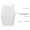 image:imageRoseSeek Womens Graphic Y2k Going Out Tank Tops Sleeveless Martini Casual Slim Fit Summer Crop TopWhite