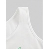 image:imageRoseSeek Womens Graphic Y2k Going Out Tank Tops Sleeveless Martini Casual Slim Fit Summer Crop TopWhite and Green