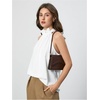 image:imageRoseSeek Womens Halter Tops Tie Back Sleeveless Casual Blouses Dressy Work Shirts Going Out Summer TopsPure White
