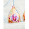 image:imageRoseSeek Womens High Waisted Bikini Sets Floral Halter Triangle Two Piece Swimsuits Cheeky Bathing SuitMulticolor