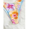 image:imageRoseSeek Womens High Waisted Bikini Sets Floral Halter Triangle Two Piece Swimsuits Cheeky Bathing SuitMulticolor