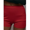 image:imageRoseSeek Womens High Waisted Mini Shorts Ruched Skinny Shorts Party Rave Hot PantsRed