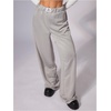 image:imageRoseSeek Womens Leopard Print Wide Leg Pants Patched Elastic Waist Casual Loose TrousersLight Grey