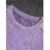 image:imageRoseSeek Womens Letter Graphic Tees Washed Crew Neck Streetwear Tops  Crew Neck Short Sleeve Relaxed Fit Vintage Washed Streetwear T ShirtsPurple