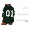 image:imageRoseSeek Womens Number Graphic Mesh Oversized Jersey Shirts Y2K Half Sleeve V Neck Athletic ShirtsMulticolor
