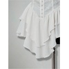 image:imageRoseSeek Womens Off Shoulder Corset Dress Ruffle Hem Lace Up Mini Dress Gothic Lolita OutfitsWhite
