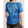 image:imageRoseSeek Womens Off The Shoulder Tops Gothic Graphic Tee Y2k Grunge Outfits Vintage Summer Going Out TopsBlue