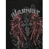 image:imageRoseSeek Womens Off The Shoulder Tops Gothic Graphic Tee Y2k Grunge Outfits Vintage Summer Going Out TopsGothic Black
