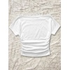 image:imageRoseSeek Womens Off The Shoulder Y2K Letter Graphic Tees Vintage T Shirts  Short Sleeve Fitted Retro Tops Summer Going Out Tops For Women Trendy Tops  Car Print TeeWhite Black