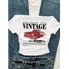 image:imageRoseSeek Womens Off The Shoulder Y2K Letter Graphic Tees Vintage T Shirts  Short Sleeve Fitted Retro Tops Summer Going Out Tops For Women Trendy Tops  Car Print TeeWhite Red