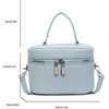 image:imageRoseSeek Womens Quilted Zipper Crossbody Handbags Y2K Top Handle Small Bucket Bags Designer Satchel PursesBlue