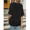 image:imageRoseSeek Womens Rhinestone Sequin Bowknot Graphic Tees Short Sleeve Crewneck Summer Tops Going Out T ShirtBlack Bow