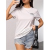 image:imageRoseSeek Womens Sea Otter Print Graphic Tees Cute Short Sleeve Crew Neck Casual Summer T ShirtsWhite
