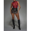 image:imageRoseSeek Womens Sheer Mesh Tank Top Sleeveless Slim Fit Fitted Summer Shirts Going Out TopsRed